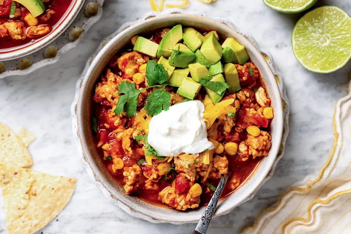 Slow Cooker Turkey Chili