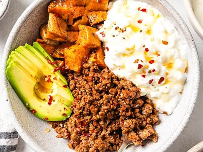 Cottage Cheese Taco Bowl