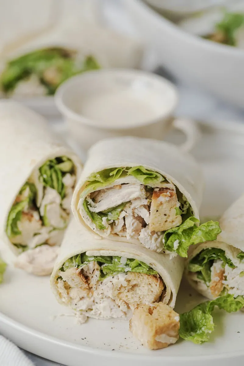 Chicken Caesar Wraps