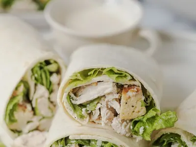 Chicken Caesar Wraps