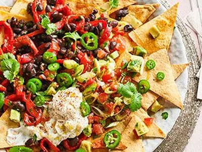 Smoky Vegetable Nachos