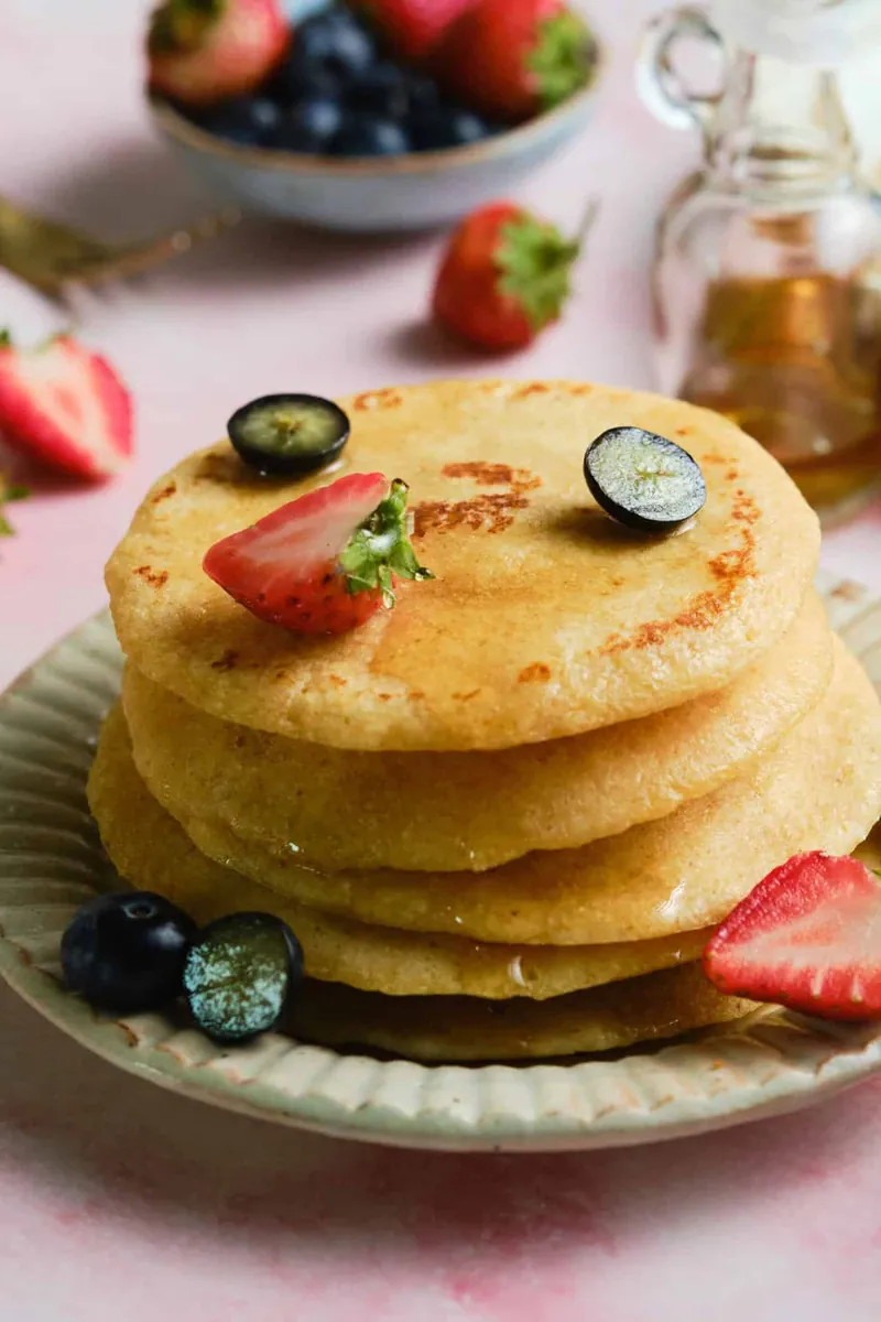 Microwave Whole Wheat Pancakes