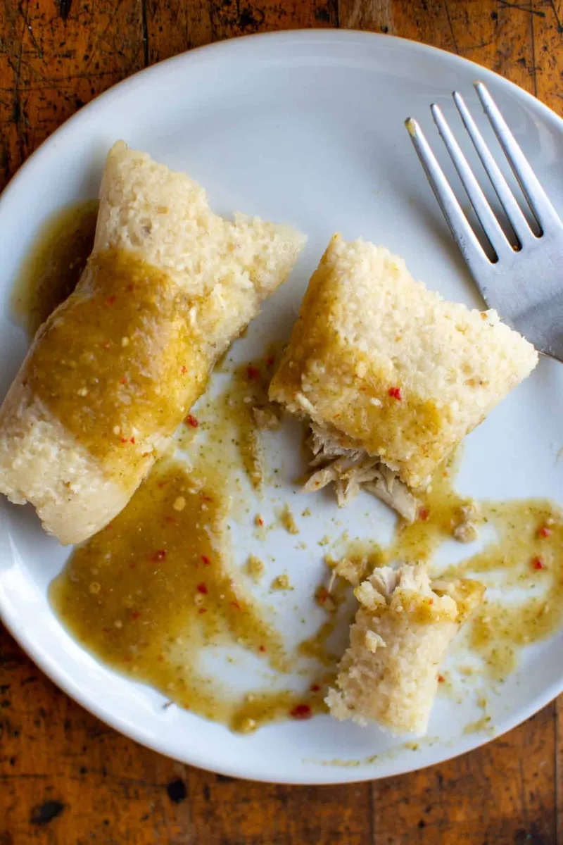 Chile Verde Tamales