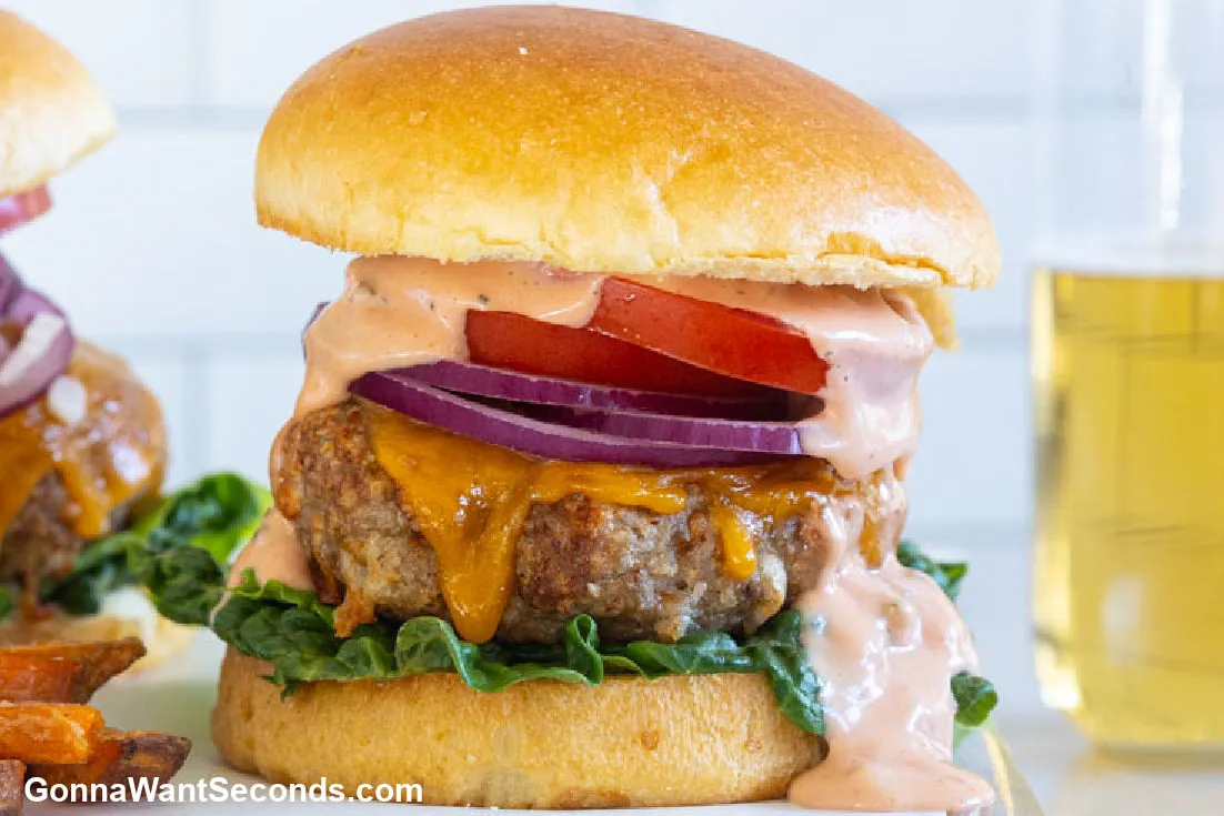 Air Fryer Turkey Burgers