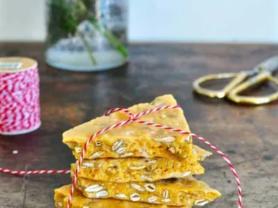 Coconut Pumpkin Seed Brittle