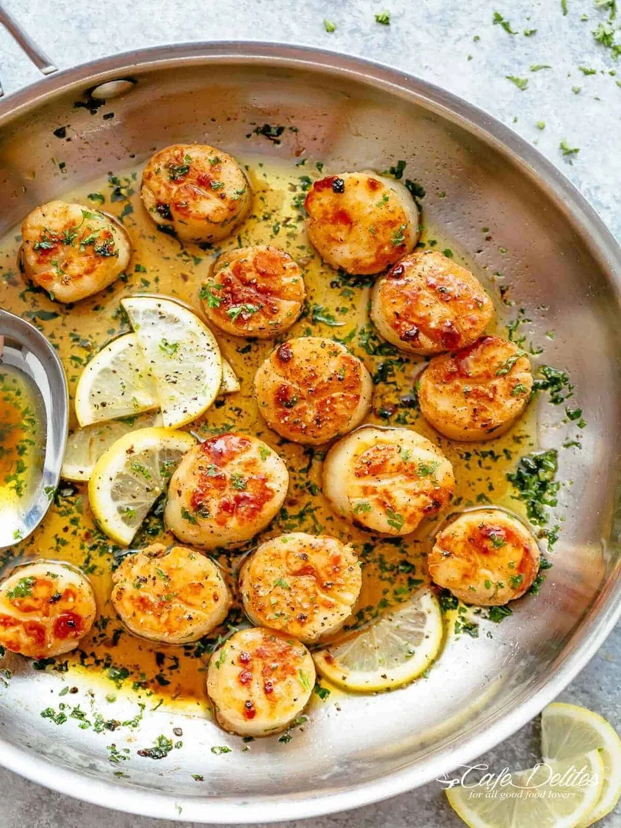 Lemon Garlic Butter Scallops