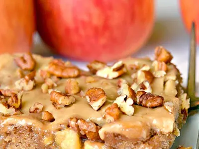 Caramel Apple Sheet Cake