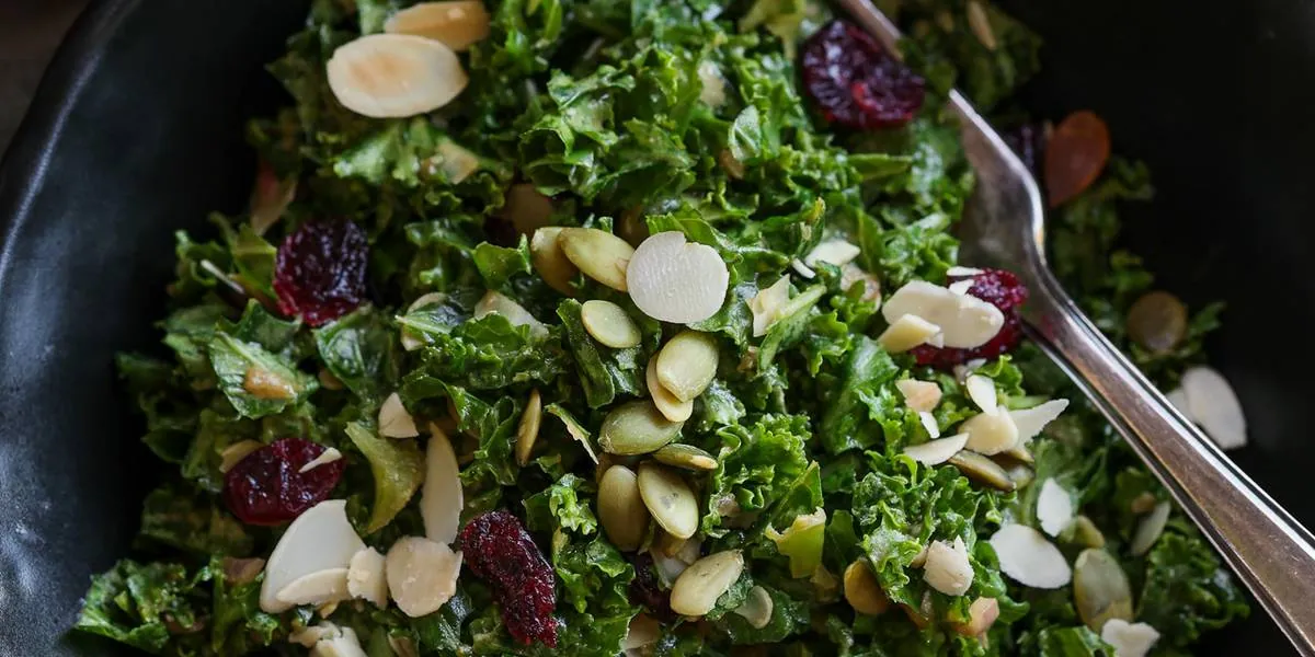 Massaged Umami Kale Salad