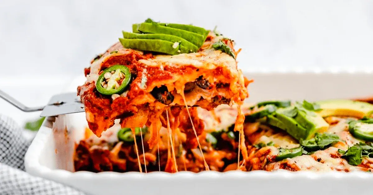 Black Bean Enchilada Casserole