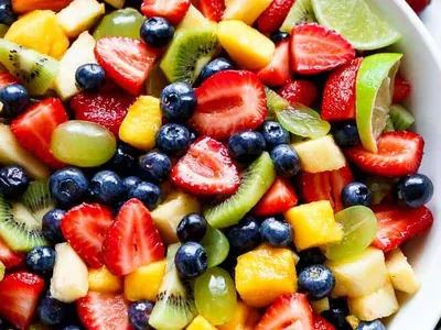 Honey Lime Fruit Salad