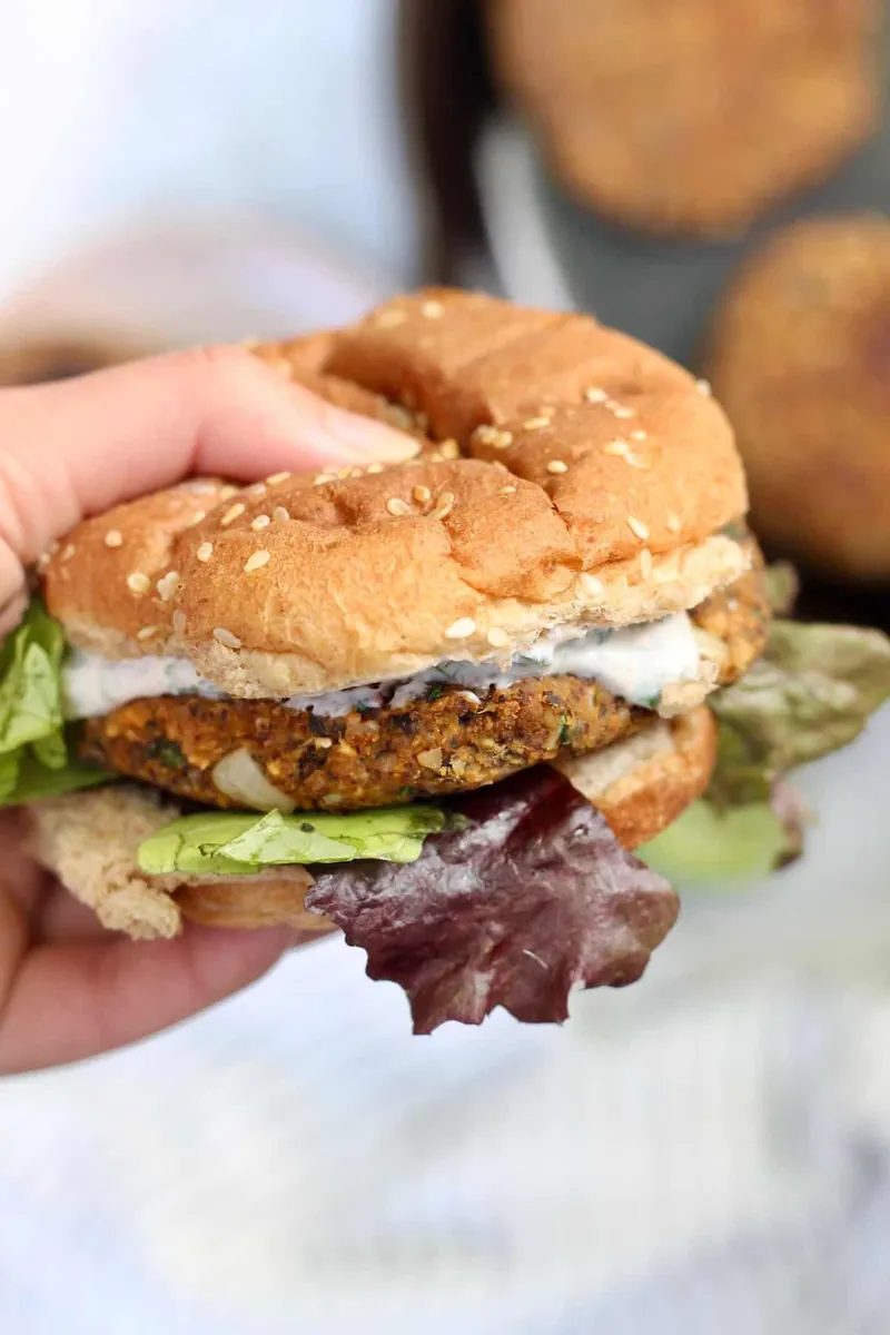 Sweet Potato Black Bean Burgers