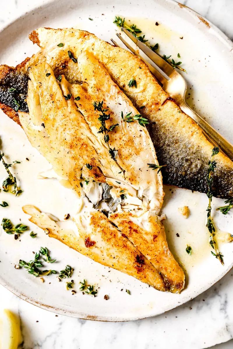 Garlic Butter Sea Bass