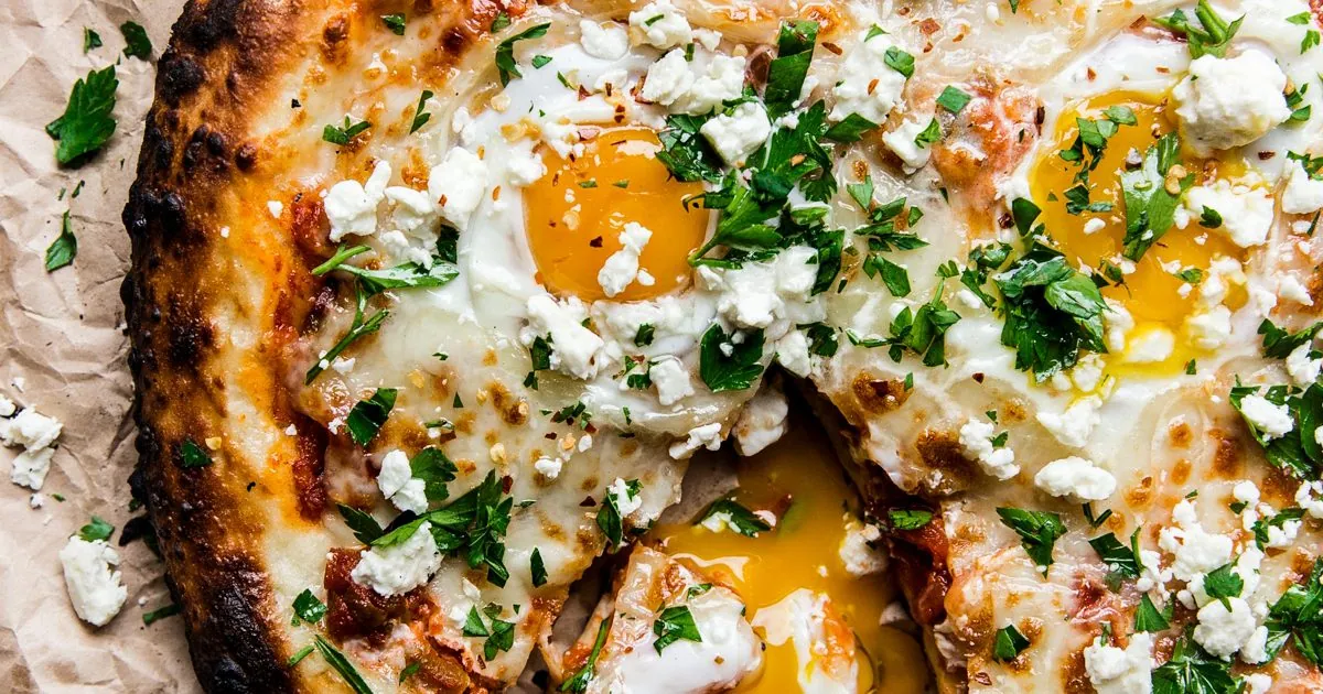 Grilled Shakshuka Pizza