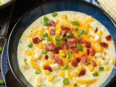 Summer Squash Corn Chowder