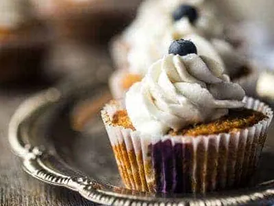 Gluten-Free Blueberry Cupcakes