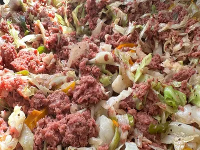 Corned Beef Cabbage Skillet