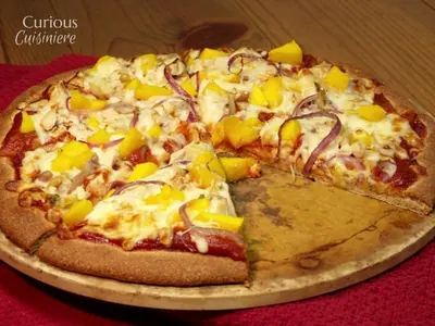 Mango Barbecue Chicken Pizza