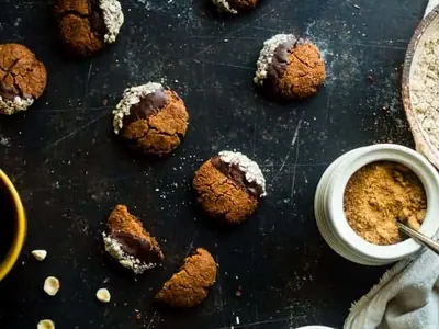 Chocolate Hazelnut Gingersnaps