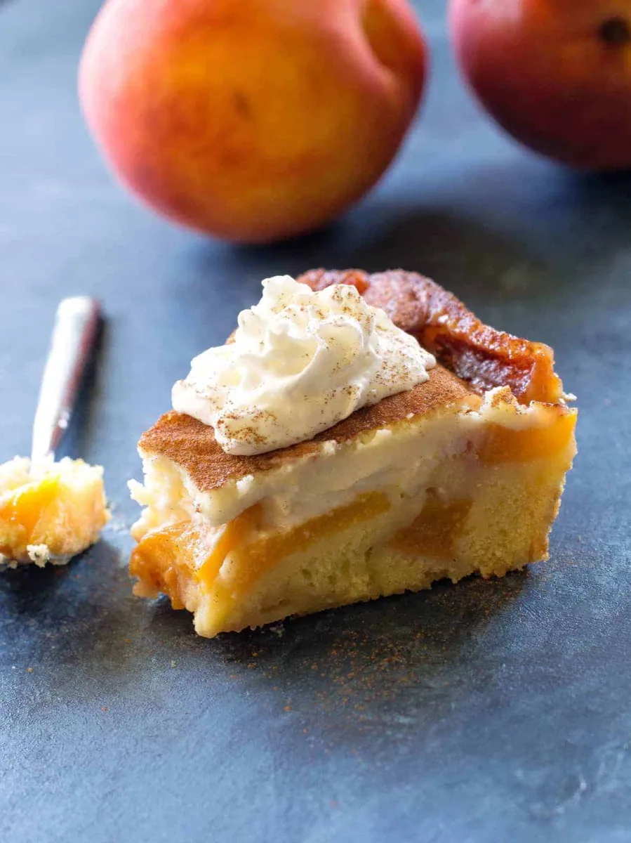 Peaches and Cream Pie (8 servings)