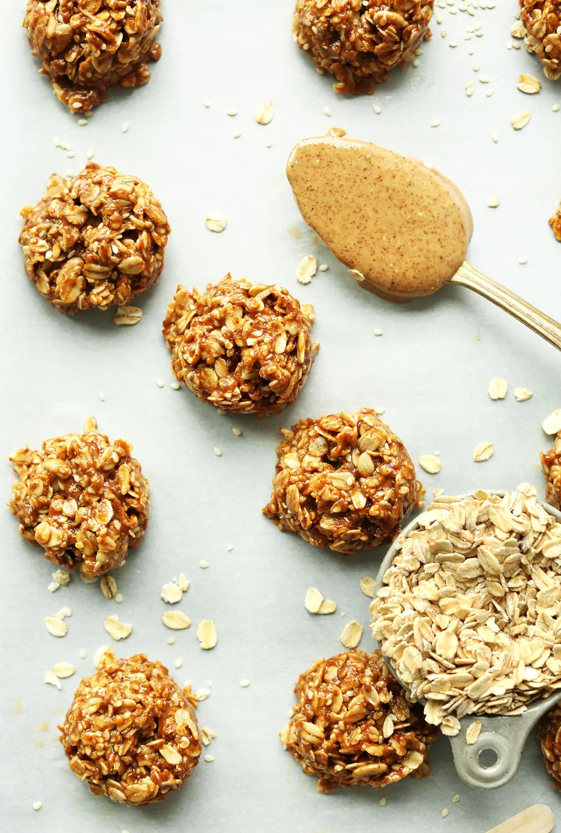 Almond Butter No-Bake Cookies