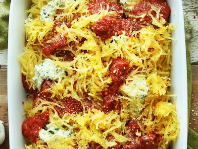 Spaghetti Squash Lasagna Bake