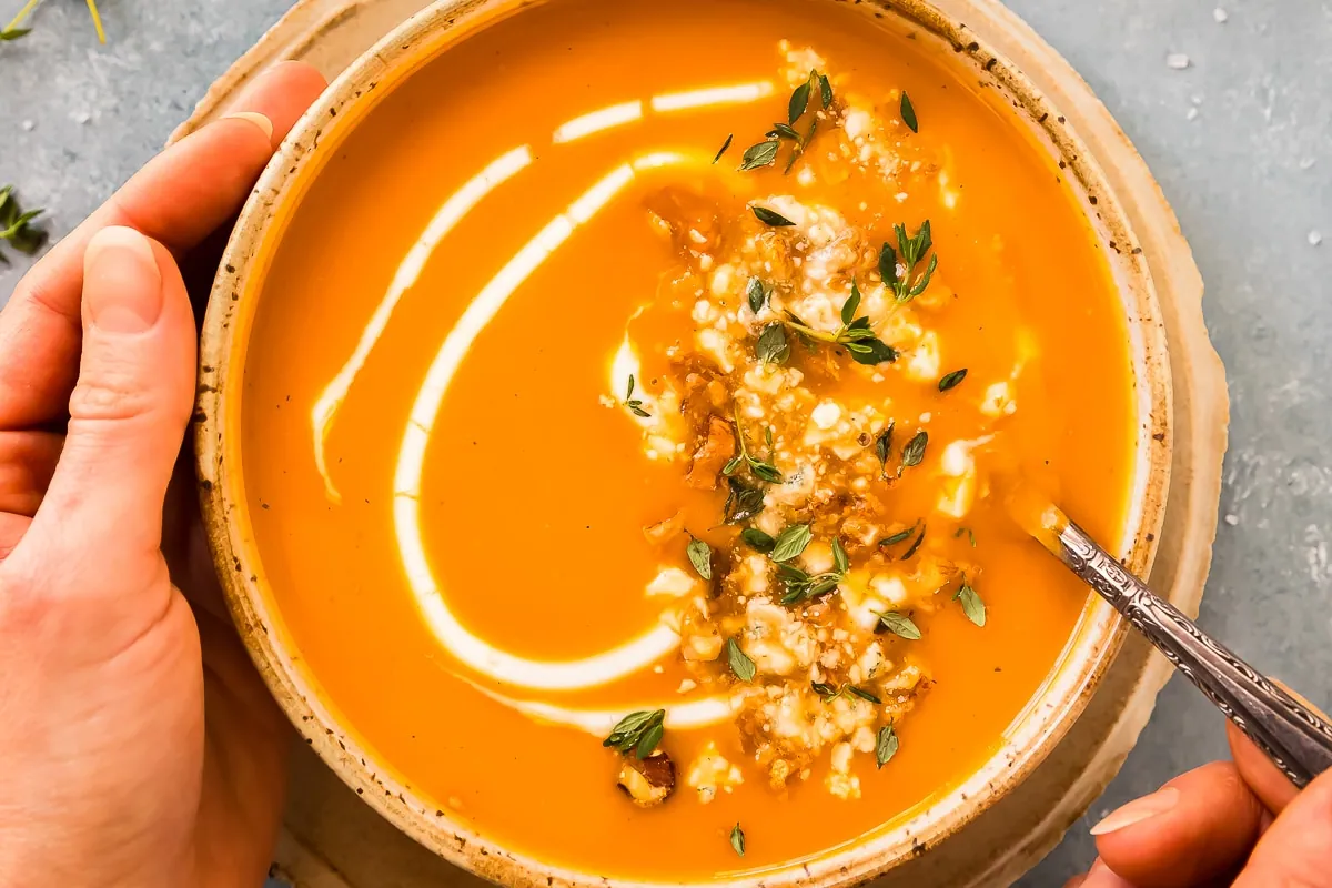 Roasted Sweet Potato Soup