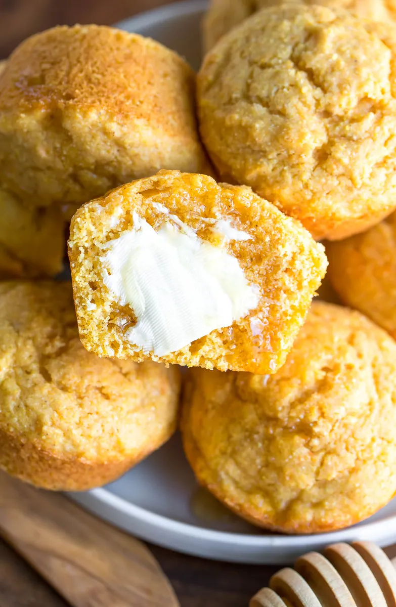 Sweet Potato Cornbread Muffins