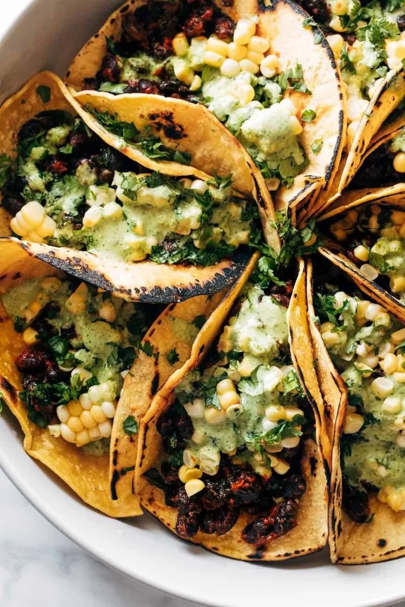 Smoky Beans and Greens Tacos