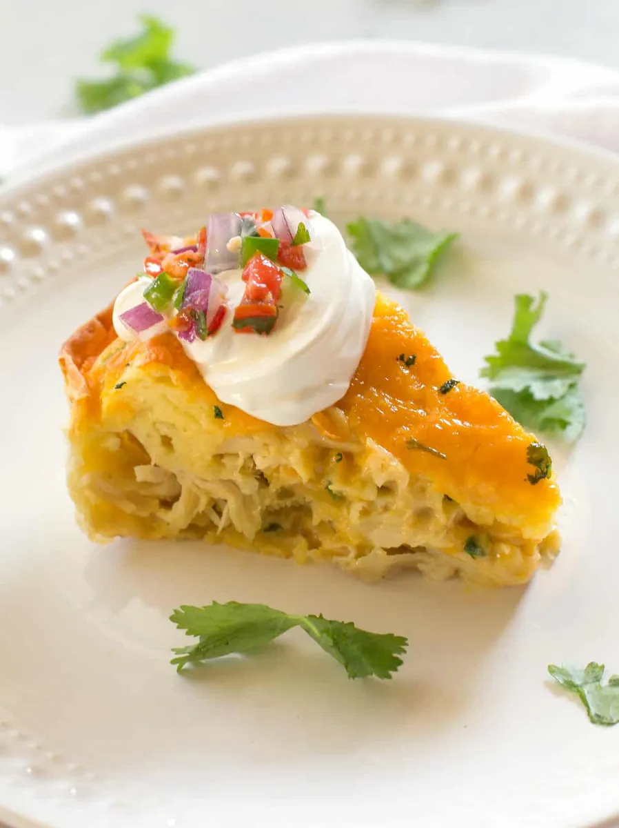 Chicken Quesadilla Pie