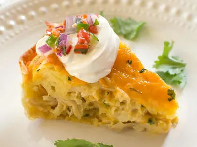 Chicken Quesadilla Pie