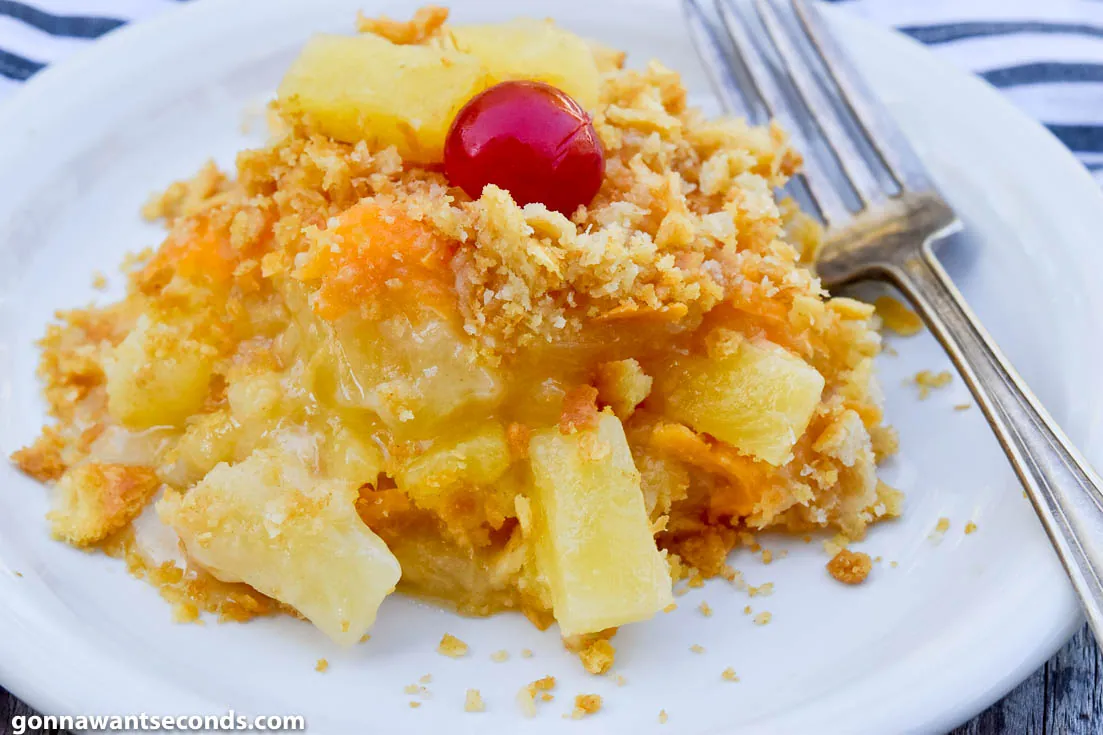 Pineapple Cheddar Casserole