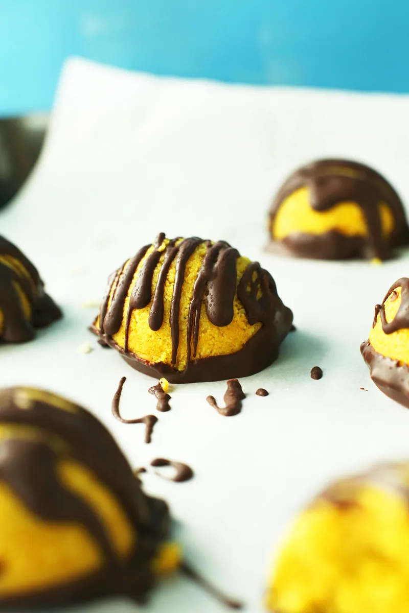 Golden Milk Chocolate Macaroons