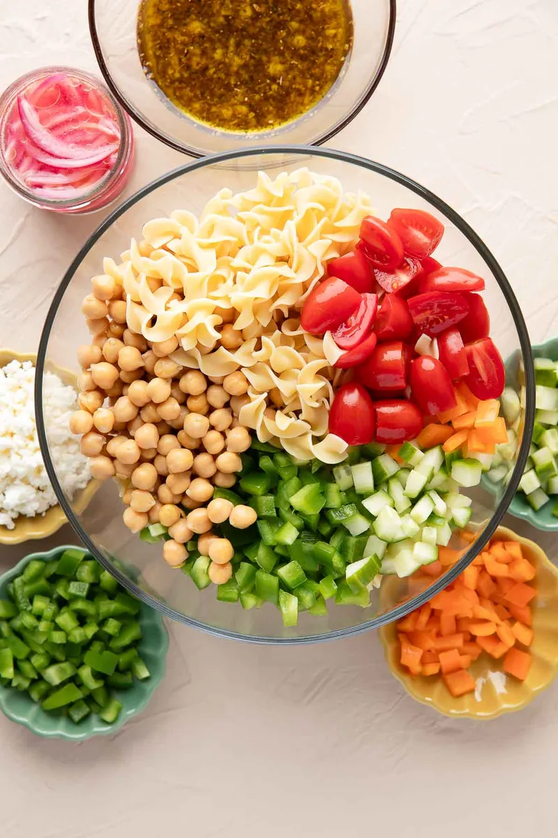 Chickpea Pasta Salad
