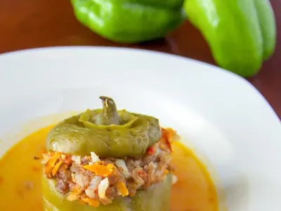 Beef Stuffed Bell Peppers