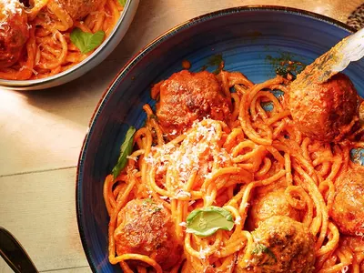 Creamy Pepper Sausage Meatballs
