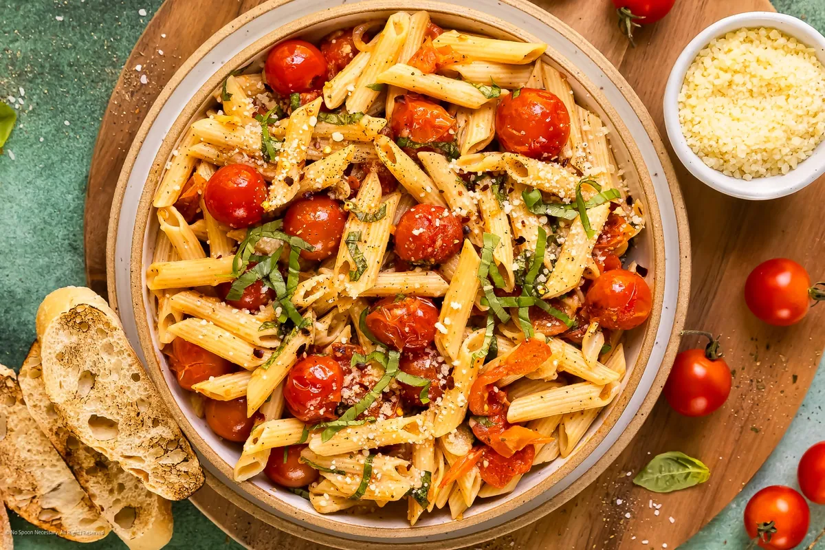 Burst Tomato Pasta