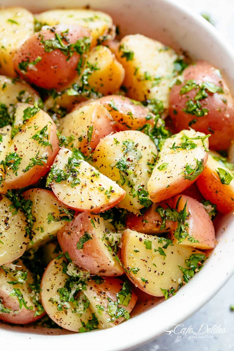 Garlicky Herb Red Potato Salad