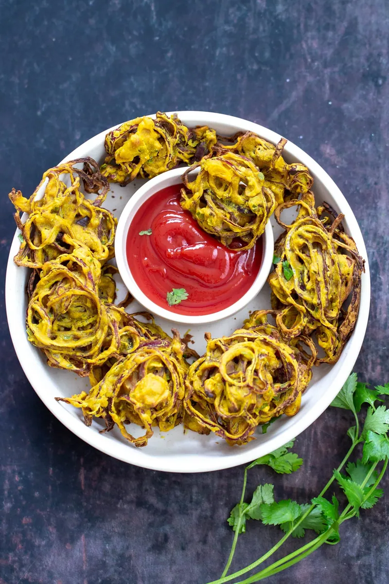Baked Onion Pakora