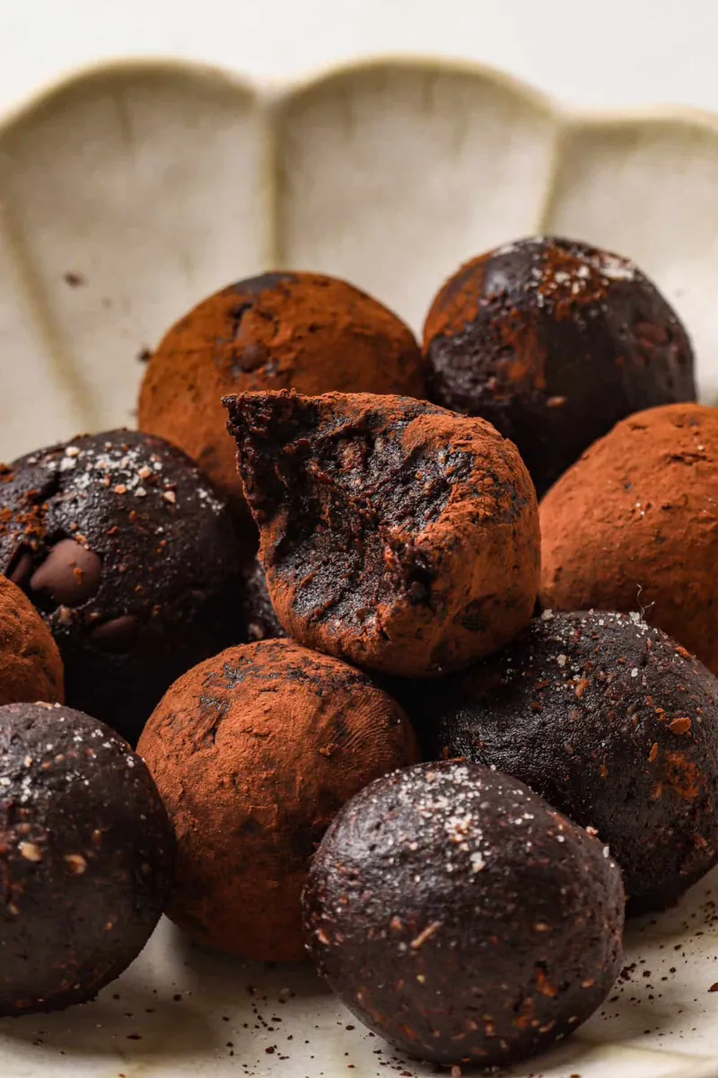 Salted Chocolate Brownie Bites