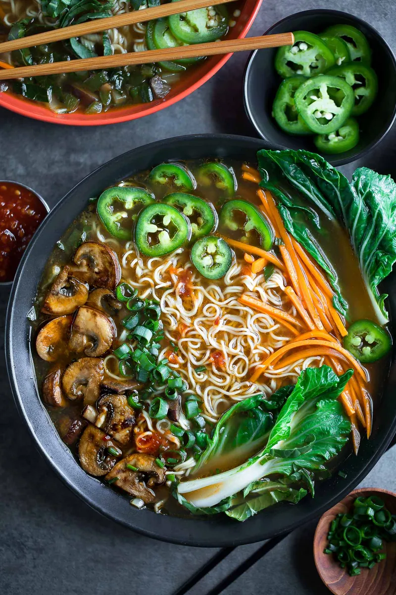 Mushroom Ramen Soup