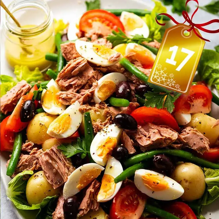Nicoise Salad with canned tuna