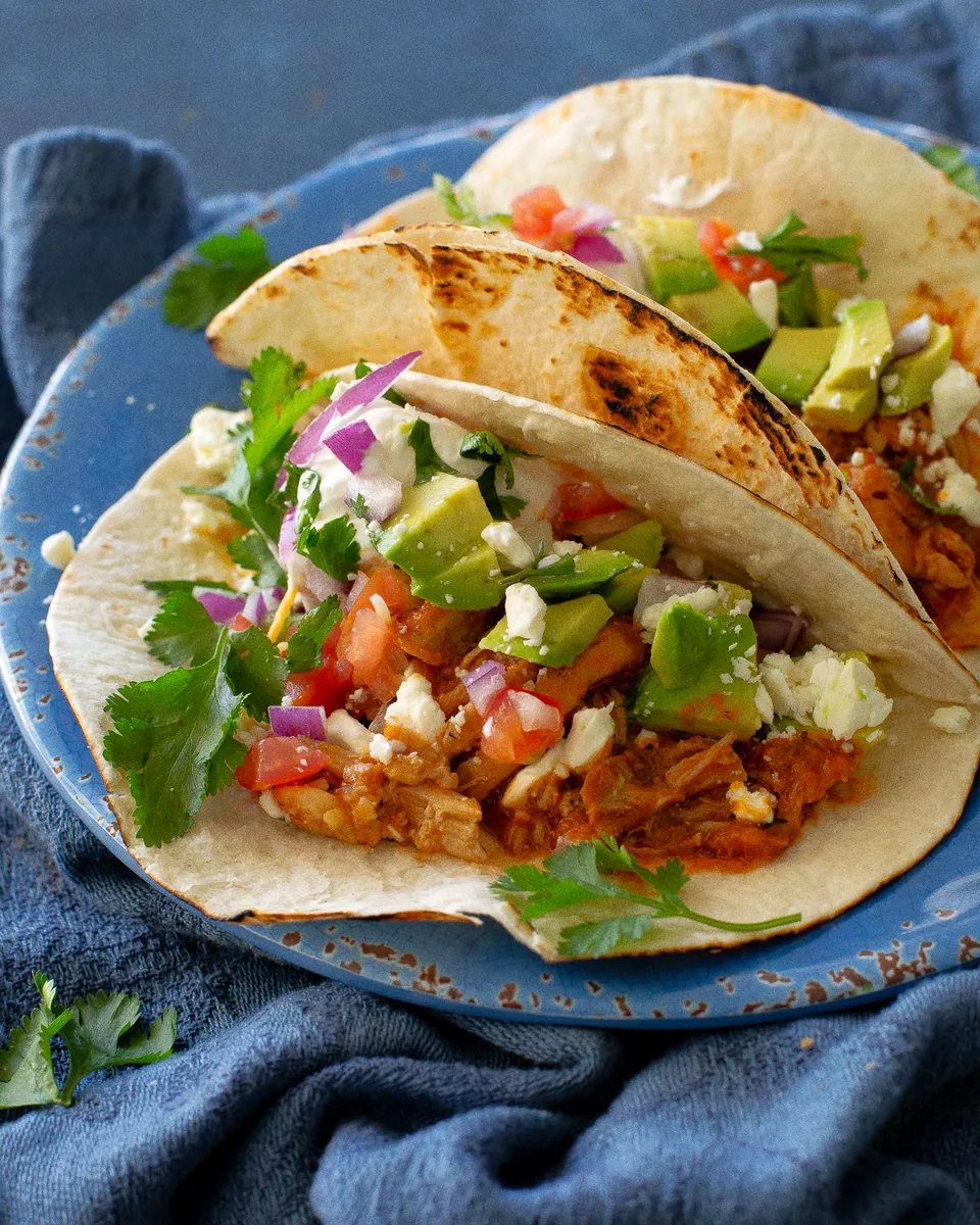Chicken Tinga with canned tomatoes