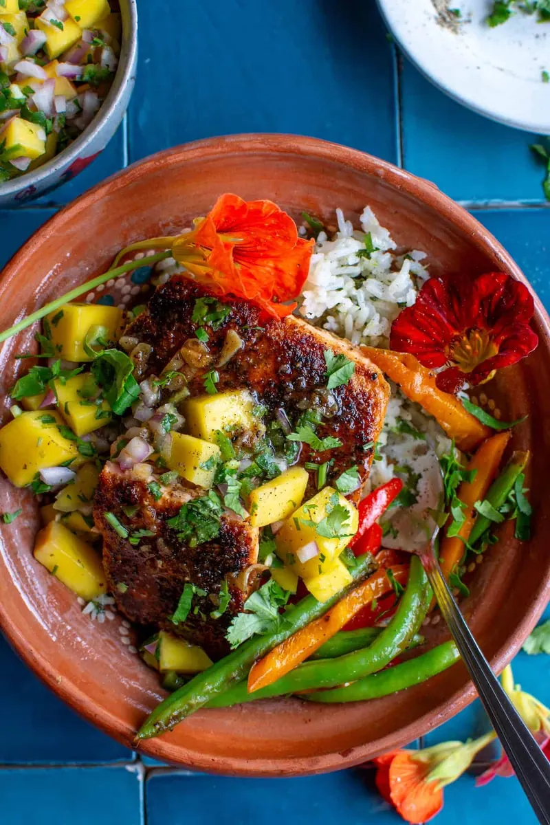 Salmon Rice Bowls