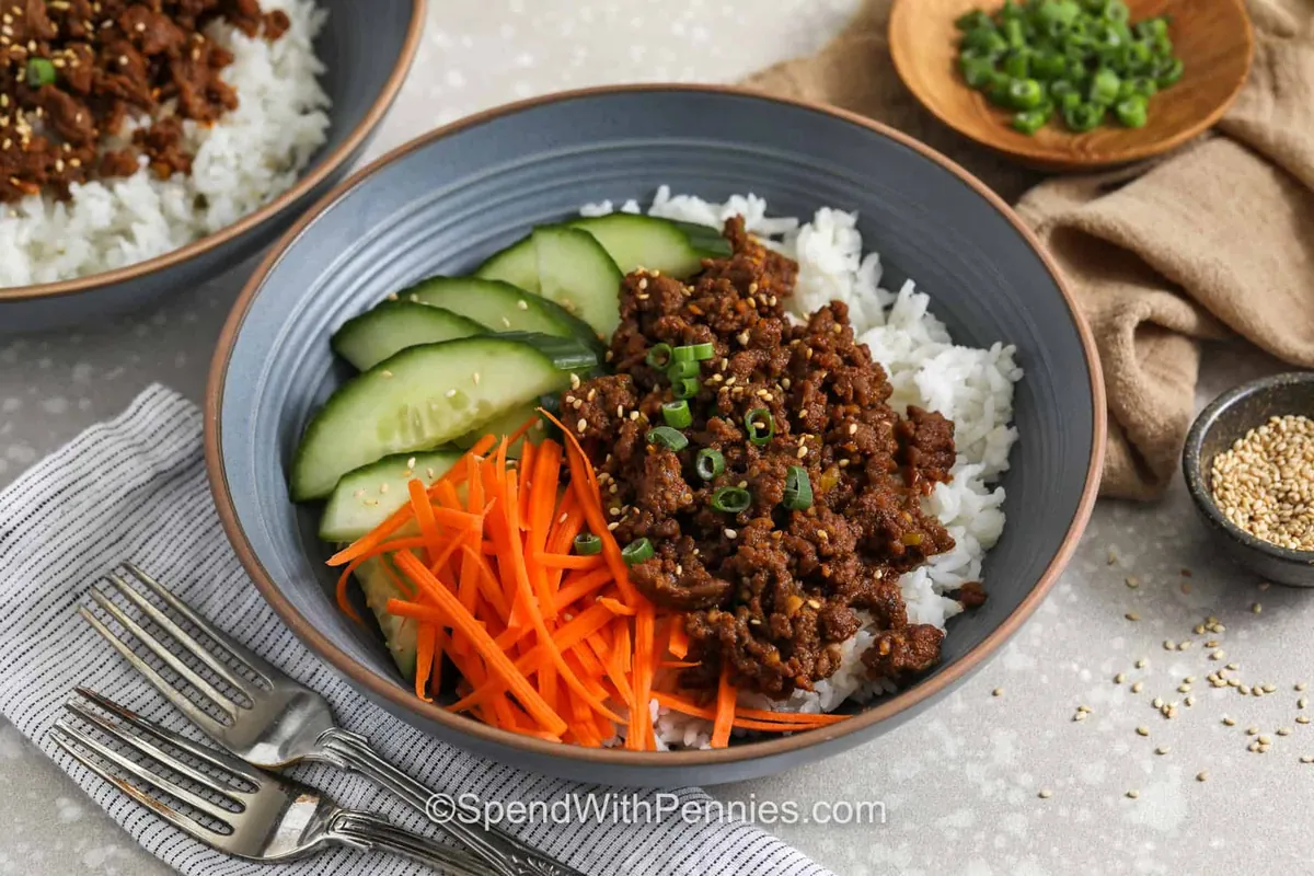 Korean Beef Rice Bowl