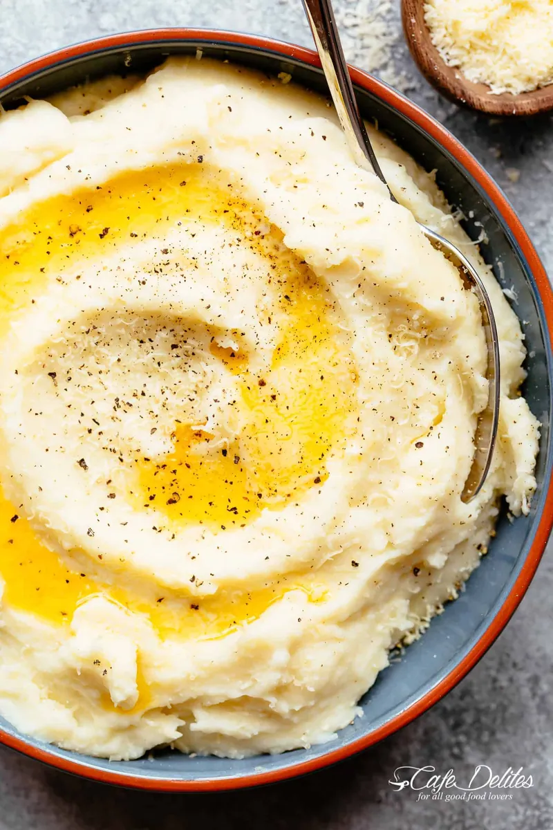 Garlic Mashed Cauliflower
