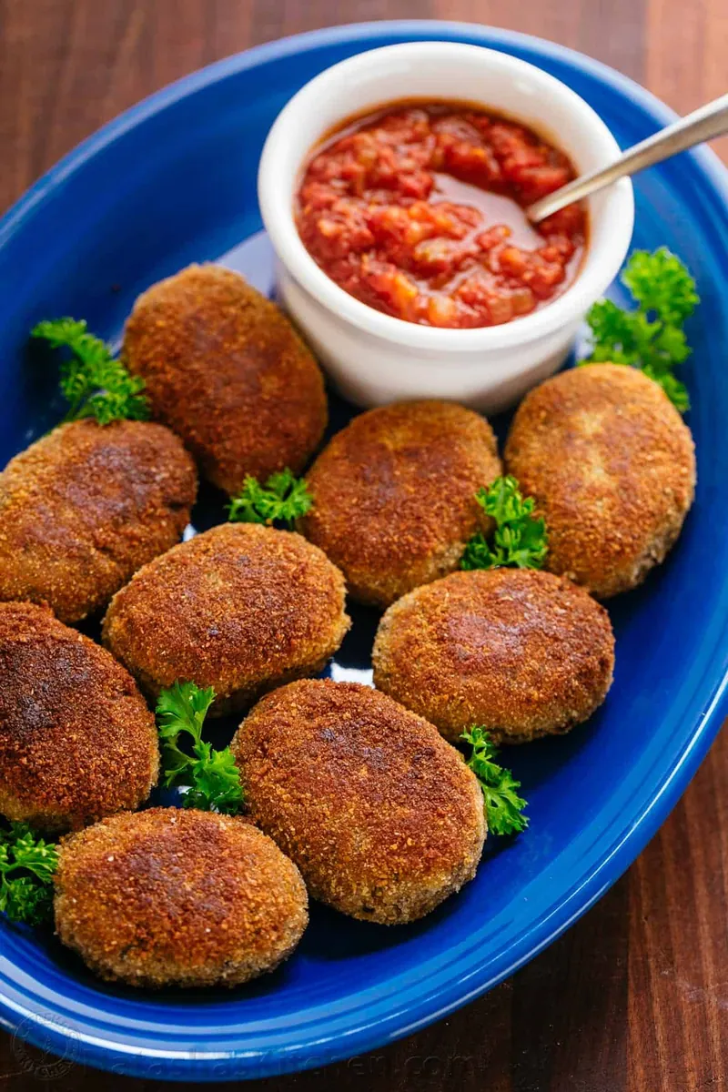 Buckwheat Mushroom Croquettes