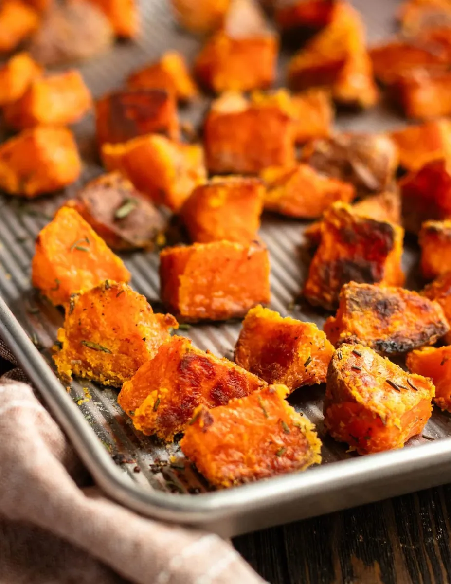 Crispy Roasted Sweet Potatoes