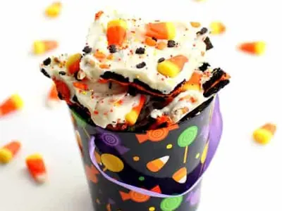 Candy Corn Cookie Bark