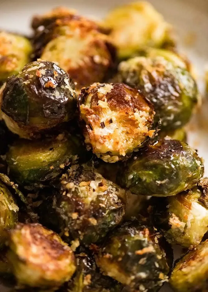 Crispy Parmesan Brussels Sprouts