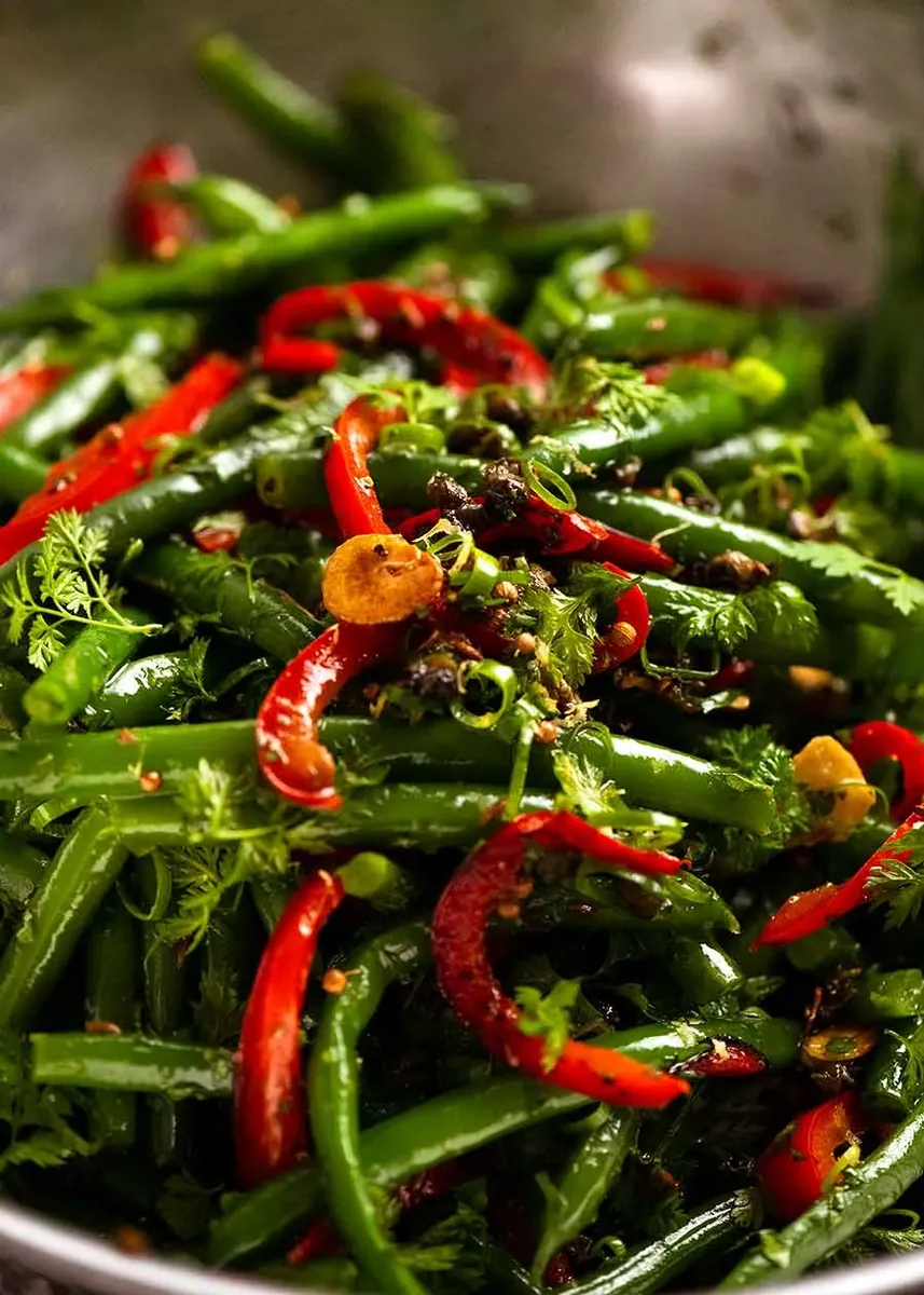 Green Bean Herb Salad